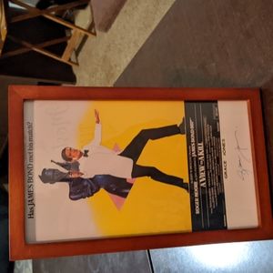 Grace Jones James Bond movie autograph